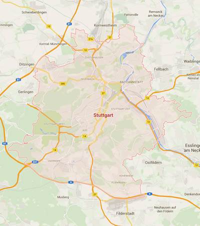 karte des stuttgarter einsatzgebietes